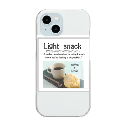 Light　snack Clear Smartphone Case