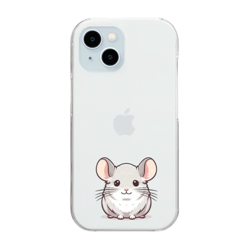 チンチラ（シナモン） Clear Smartphone Case