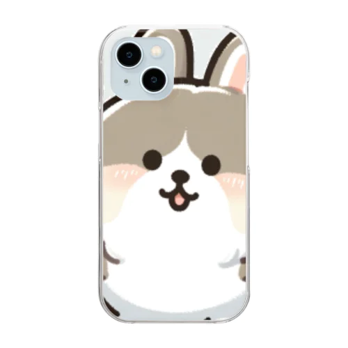 可愛いウサギ　シリーズ Clear Smartphone Case