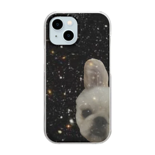 いにゅ、宇宙進出 Clear Smartphone Case