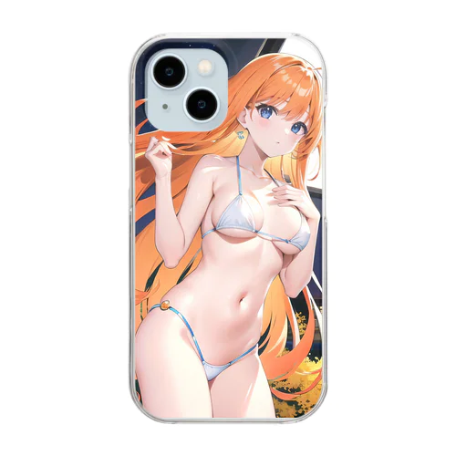 セクシーな魅力な彼女 Clear Smartphone Case