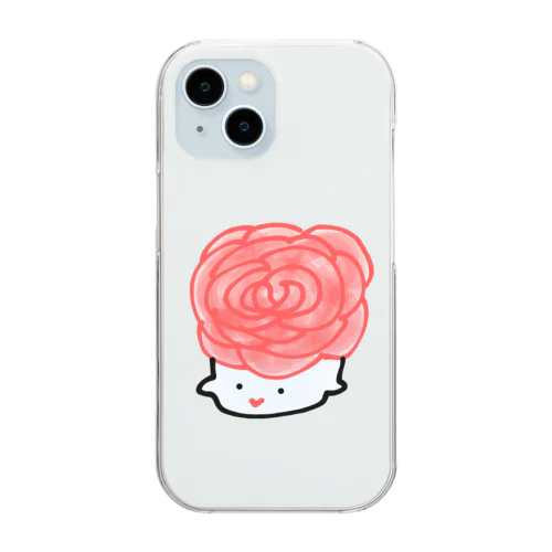 バラ子ちゃん Clear Smartphone Case