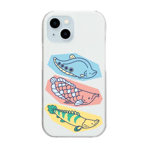 古代魚 Clear Smartphone Case