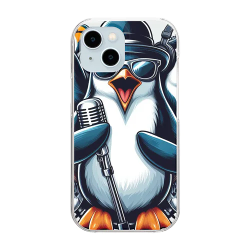 ペンギンバンド Clear Smartphone Case