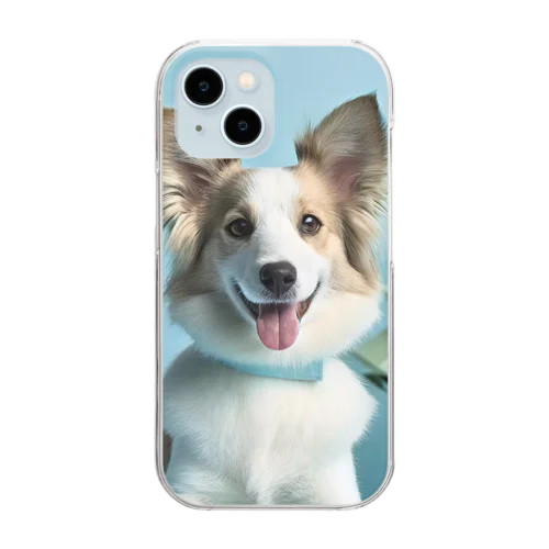 かわいくて元気な犬シリーズ Clear Smartphone Case