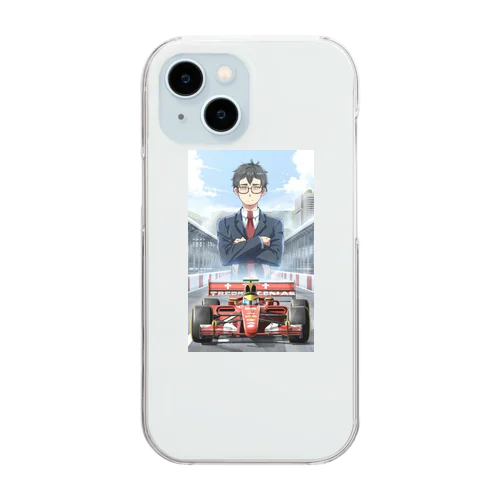 レーシングカーの夢＠サラリーマン Clear Smartphone Case