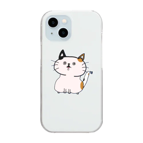 ねこ Clear Smartphone Case