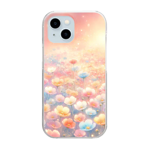 夢みる花畑 Clear Smartphone Case