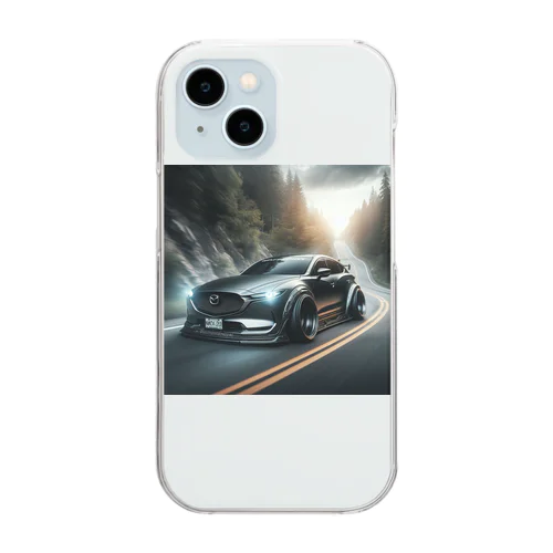 Custom CX-8 Attacked Winding Road Clear Smartphone Case