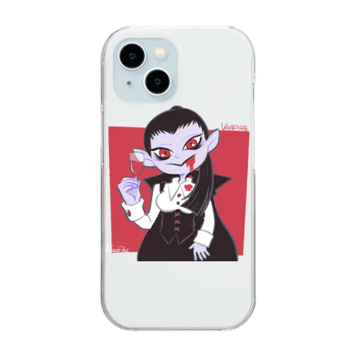 Vampire girl Clear Smartphone Case