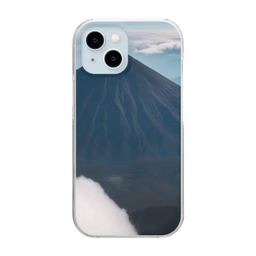 グアテマラのチチカステナンゴ火山 クリアスマホケース