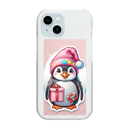 ペンギンの子（ペン子） Clear Smartphone Case