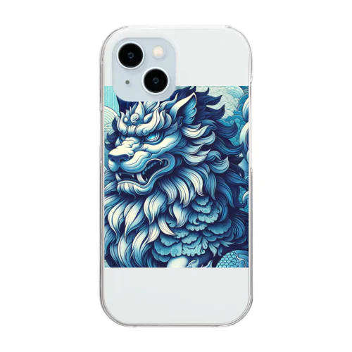 青狛犬 Clear Smartphone Case