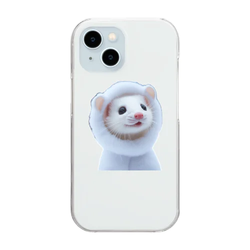 イタチ　イん　いたち Clear Smartphone Case