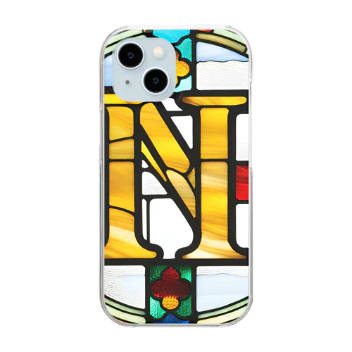 stained glass N Clear Smartphone Case