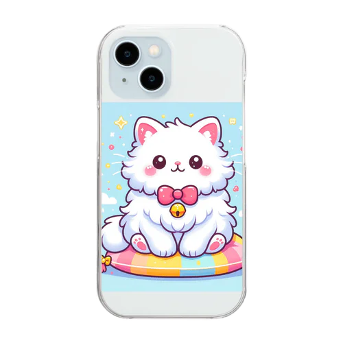 ゆるかわキャット Clear Smartphone Case