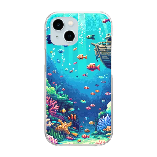 海中のパラダイス Clear Smartphone Case