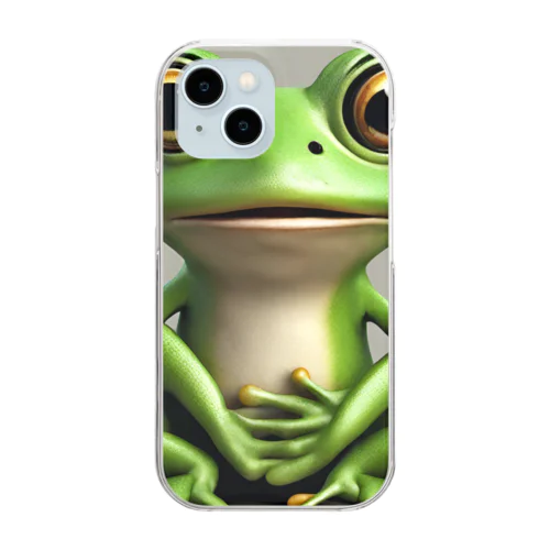 正面蛙 Clear Smartphone Case