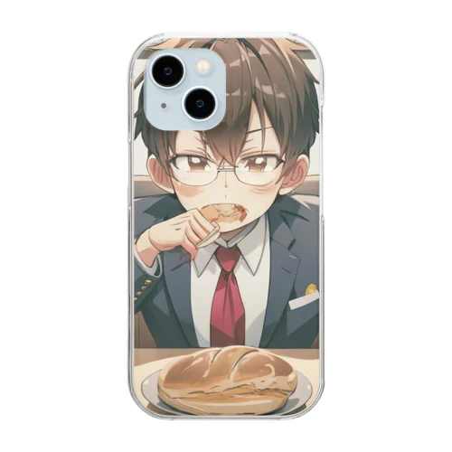 ランチはパン＠サラリーマン Clear Smartphone Case