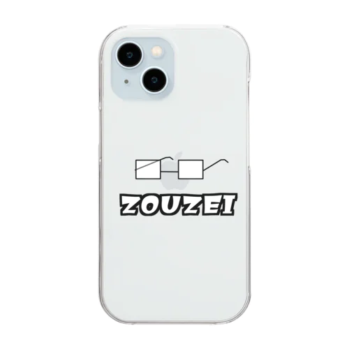 ○○メガネ Clear Smartphone Case