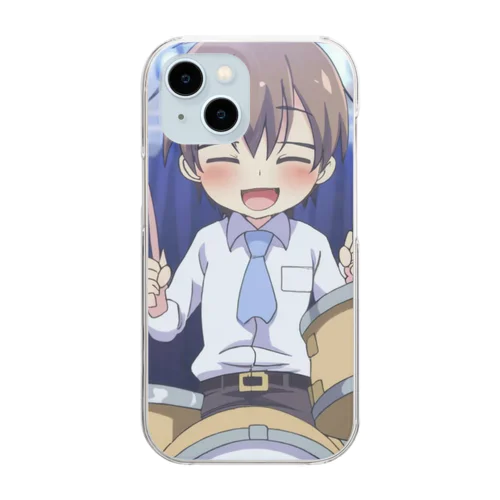 ドラマー＠サラリーマン Clear Smartphone Case