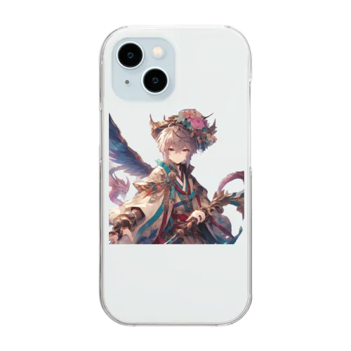 未来女子01 Clear Smartphone Case