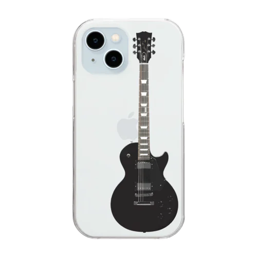 エレキギターLPタイプ Clear Smartphone Case
