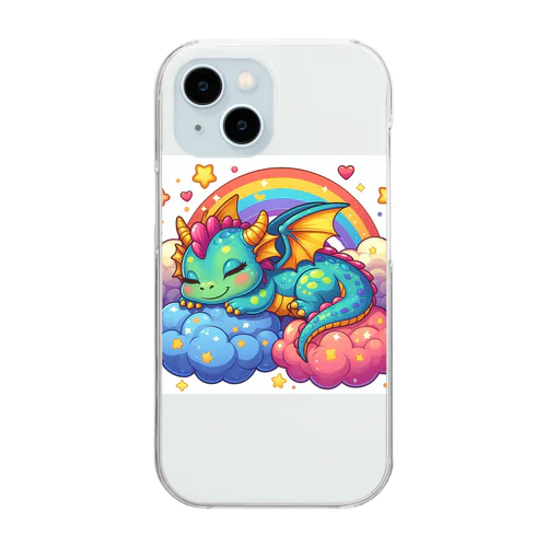 夢見るドラゴン Clear Smartphone Case