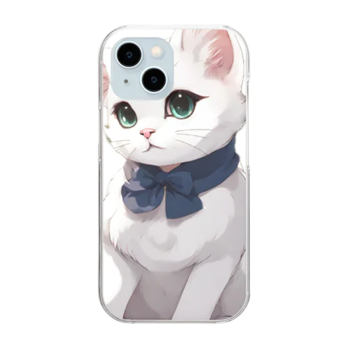 しろ Clear Smartphone Case