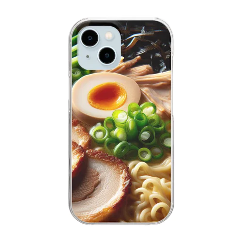 ラーメン Clear Smartphone Case