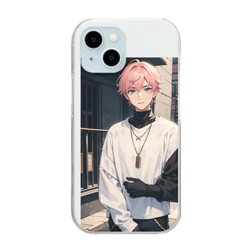 桜木ハルト　"シャーベット・スプラッシュ・イケメン・コレクション！！" Clear Smartphone Case