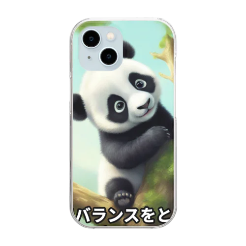 パプルくん Clear Smartphone Case