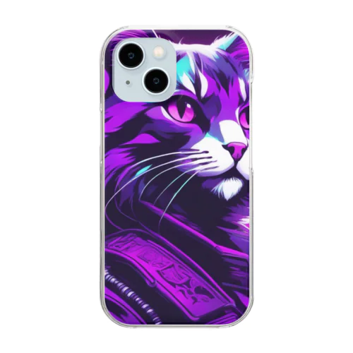 ROCKYCAT　ガラス越し Clear Smartphone Case