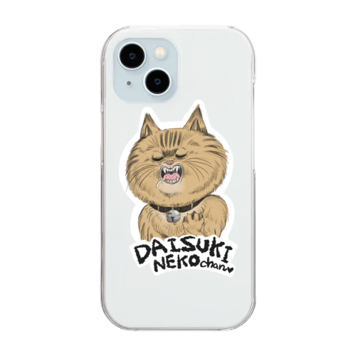 だいすきねこちゃん Clear Smartphone Case