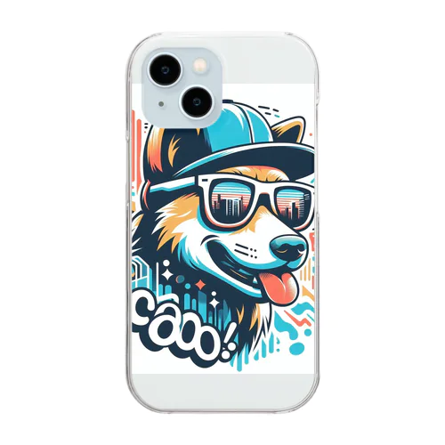 Cool Dog Clear Smartphone Case