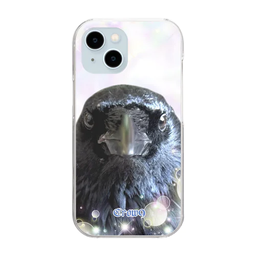 カラスのラビ Clear Smartphone Case