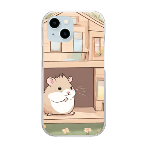 ハムりんちゃん Clear Smartphone Case