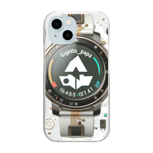 gajetto_papaスマートウォッチ Clear Smartphone Case