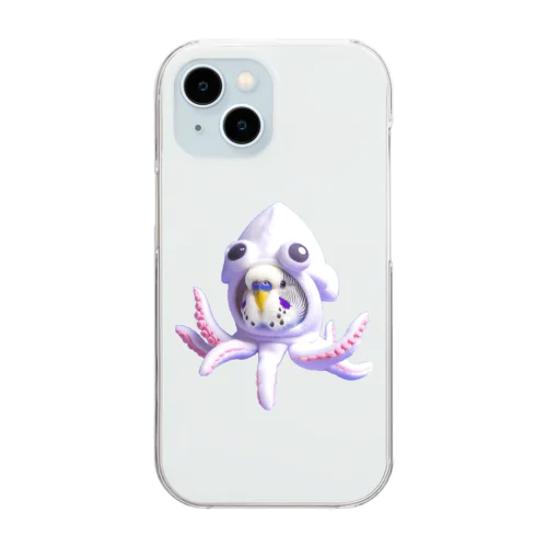 イカインコ Clear Smartphone Case