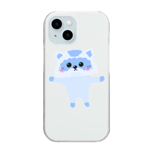 あらいぐも(Happy) Clear Smartphone Case