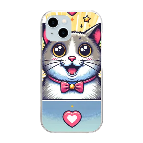 Create_an_illustration_of_a_cat_that_looks_incredi_new Clear Smartphone Case