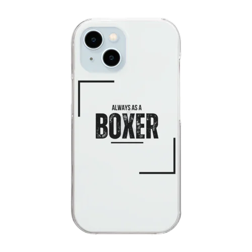 effect 2「BOXER」 Clear Smartphone Case