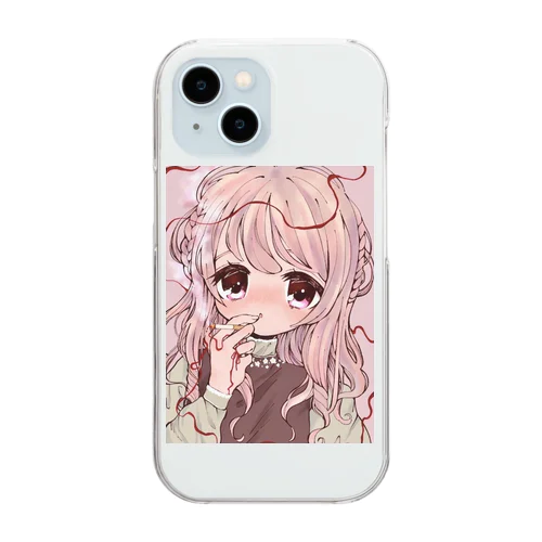 たばこちゃん Clear Smartphone Case