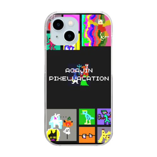 Pixelvacationのなかまたち Clear Smartphone Case