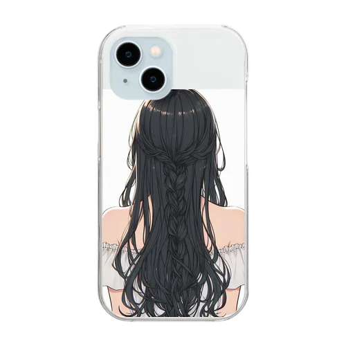 後ろ姿 Clear Smartphone Case