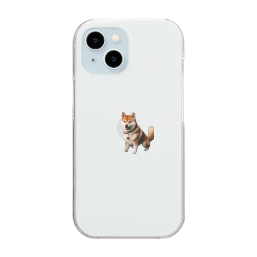 キュートで活発な柴犬 Clear Smartphone Case