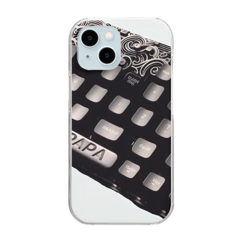 gajetto_papaキーボード Clear Smartphone Case