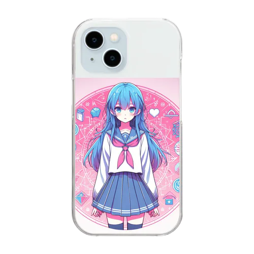 制服少女 Clear Smartphone Case