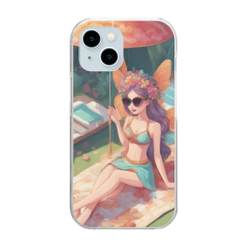 妖精の休暇 Clear Smartphone Case