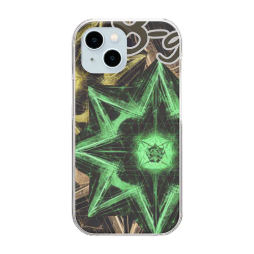 【Abstract Design】8-gram 八芒星🤭 Clear Smartphone Case